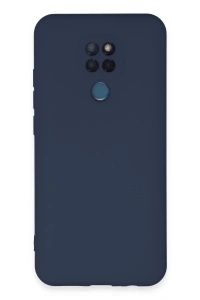 General Mobile GM 20 Kılıf Nano içi Kadife Silikon - Lacivert