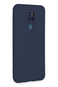 General Mobile GM 20 Kılıf Nano içi Kadife Silikon - Lacivert