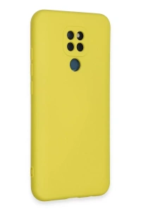 General Mobile GM 20 Kılıf Nano içi Kadife Silikon - Sarı