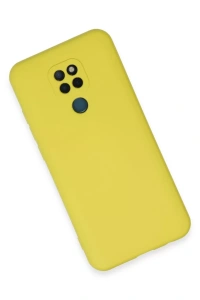 General Mobile GM 20 Kılıf Nano içi Kadife Silikon - Sarı