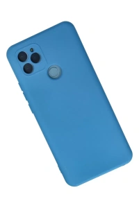 General Mobile GM 21 Kılıf Nano içi Kadife Silikon - Mavi