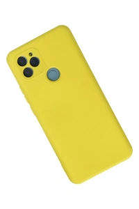 General Mobile GM 21 Kılıf Nano içi Kadife Silikon - Sarı