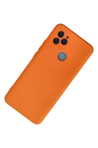 General Mobile GM 21 Kılıf Nano içi Kadife Silikon - Turuncu