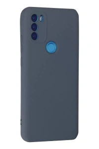General Mobile GM 21 Plus Kılıf Nano içi Kadife Silikon - Gri
