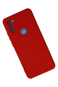General Mobile GM 21 Plus Kılıf Nano içi Kadife Silikon - Kırmızı