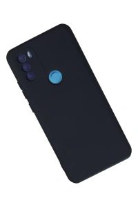 General Mobile GM 21 Plus Kılıf Nano içi Kadife Silikon - Lacivert
