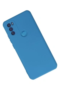 General Mobile GM 21 Plus Kılıf Nano içi Kadife Silikon - Mavi