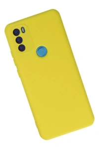 General Mobile GM 21 Plus Kılıf Nano içi Kadife Silikon - Sarı