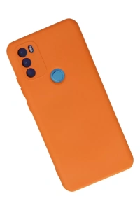 General Mobile GM 21 Plus Kılıf Nano içi Kadife Silikon - Turuncu
