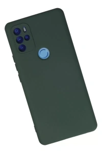 General Mobile GM 21 Pro Kılıf Nano içi Kadife Silikon - Koyu Yeşil