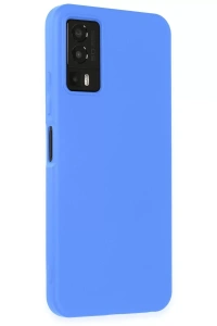 General Mobile GM 23 Kılıf First Silikon - Mavi