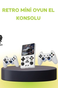 Geniş Ekranlı Taşınabilir Retro Oyun Konsolu