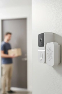 Gerçek Zamanlı Fotoğraflı Akıllı Kapı Zili İki Yönlü Konuşma