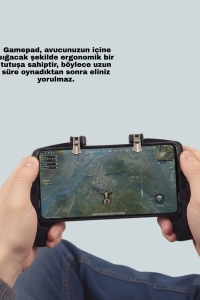 Gerçekçi Oyun Deneyimi Sunan Dört Parmak Mobil Gamepad