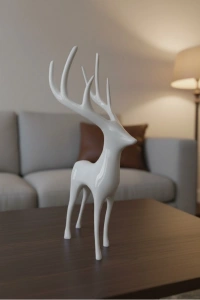 GEYİK FİGÜRÜ BEYAZ