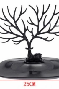 Geyik Tasarımlı Takı Standı Siyah