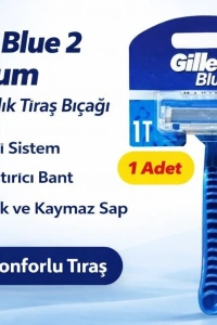 Gillette Blue 2 Maximum Tek Kullanımlık Tıraş Bıçağı 1 Adet