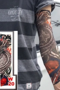 Giyilebilir Kol Ve Bacak Dövmesi 3D Baskılı 2 Adet Model  7