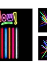 Glow Stick 20cm Fosforlu Kırılan Çubuk (10 Adet)