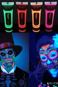 Glow Stick Boya Fosforlu Krem Boya 12 Adet