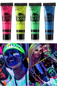 Glow Stick Boya Fosforlu Krem Boya 12 Adet
