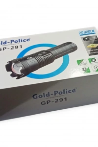 Gold Polıce GP-291 Güçlü El Feneri 20,000 Lümen