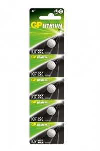 GP 3V CR1220 Lityum Pil 5li Kart