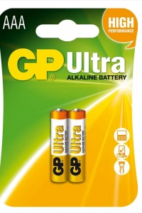 GP Ultra Alkalin AAA İnce Kalem Pil 2li