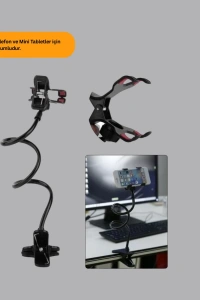 Güçlü Mandallı Akrobat Telefon Tutucu Masa Araç Uyumlu