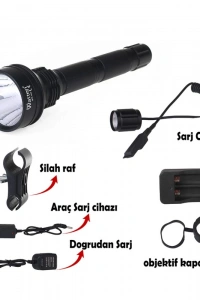 Güçlü Profesyonel Avcı Feneri Wt-147