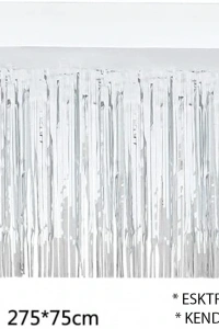 Gümüş Metalize Masa Eteği