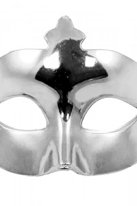 Gümüş Parlak Balo Maskesi