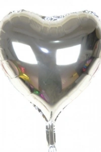 Gümüş Rengi Uçan Folyo Balon 80 Cm.