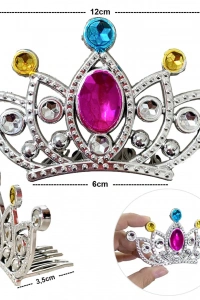 Gümüş Taraklı Prenses Tacı 2 No