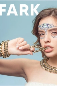 Gümüş Taşlı Makyaj Yüz Süsü