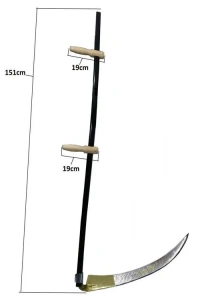 Günaş Komple Tırpan - Metal Saplı 6 Parça Set - Ahşap Elcik 65 cm