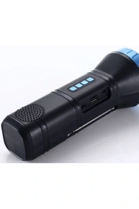 Güneş Enerjili Bluetooth Radyo Özellikli Kamp El Feneri
