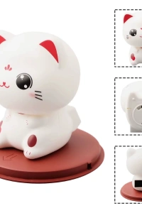 Güneş Enerjili Kafa Sallayan Kedi