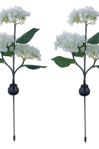 Güneş Enerjili Kazıklı Çiçek LED Lamba