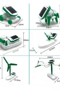 Güneş Enerjili Robot Oluşturma Seti Solar Kit (6 in 1)