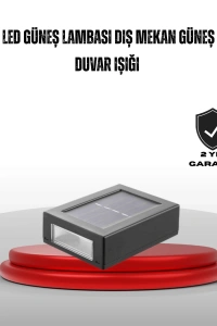 Güneş Enerjili Su Geçirmez LED Duvar Lambası
