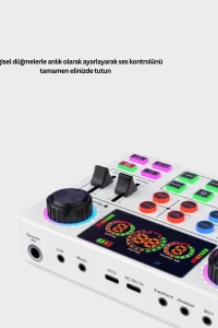 Gürültü Engelleme Özellikli Canlı Yayın Ses Kartı