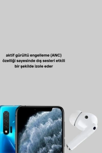 Gürültü Engelleme Özellikli Kablosuz Bluetooth Kulaklık –  Type-C Hızlı Şarj