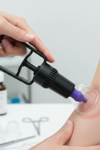 Hacamat Pompası 2 Parmak Siyah