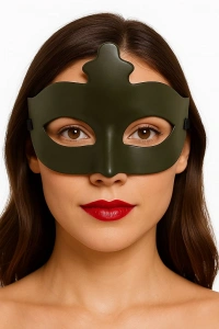 Haki Yeşil Renk Masquerade Venedik Balo Maskesi