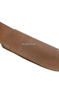 Hakiki Deri Uzun Bıçak Kılıfı 27 cm, Kemerlikli