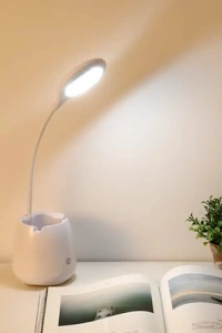 Halka LED USB Şarjlı Masa Lambası