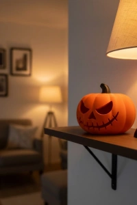 Halloween Balkabağı Dekor 23×15 cm Cadılar Bayramı Biblo Süs Objeleri