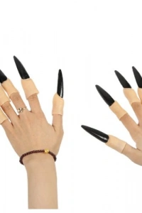 Halloween Cadı Tırnağı Siyah Renk