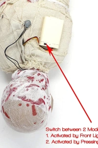 Halloween Sensörlü Işıklı Hareketli Mumya